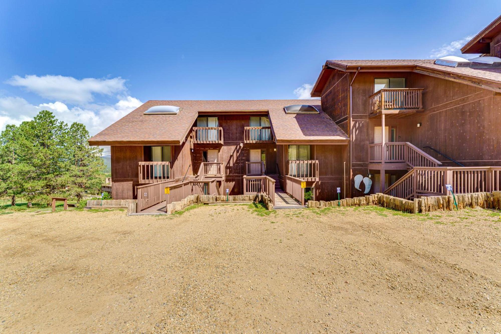 Angel Fire Mountain Condo Steps To Ski Resort! エクステリア 写真